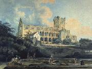 Thomas Girtin Jedburgh Abbey from the River oil painting reproduction